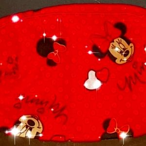 Mini mouse kids face mask with pocket for filter